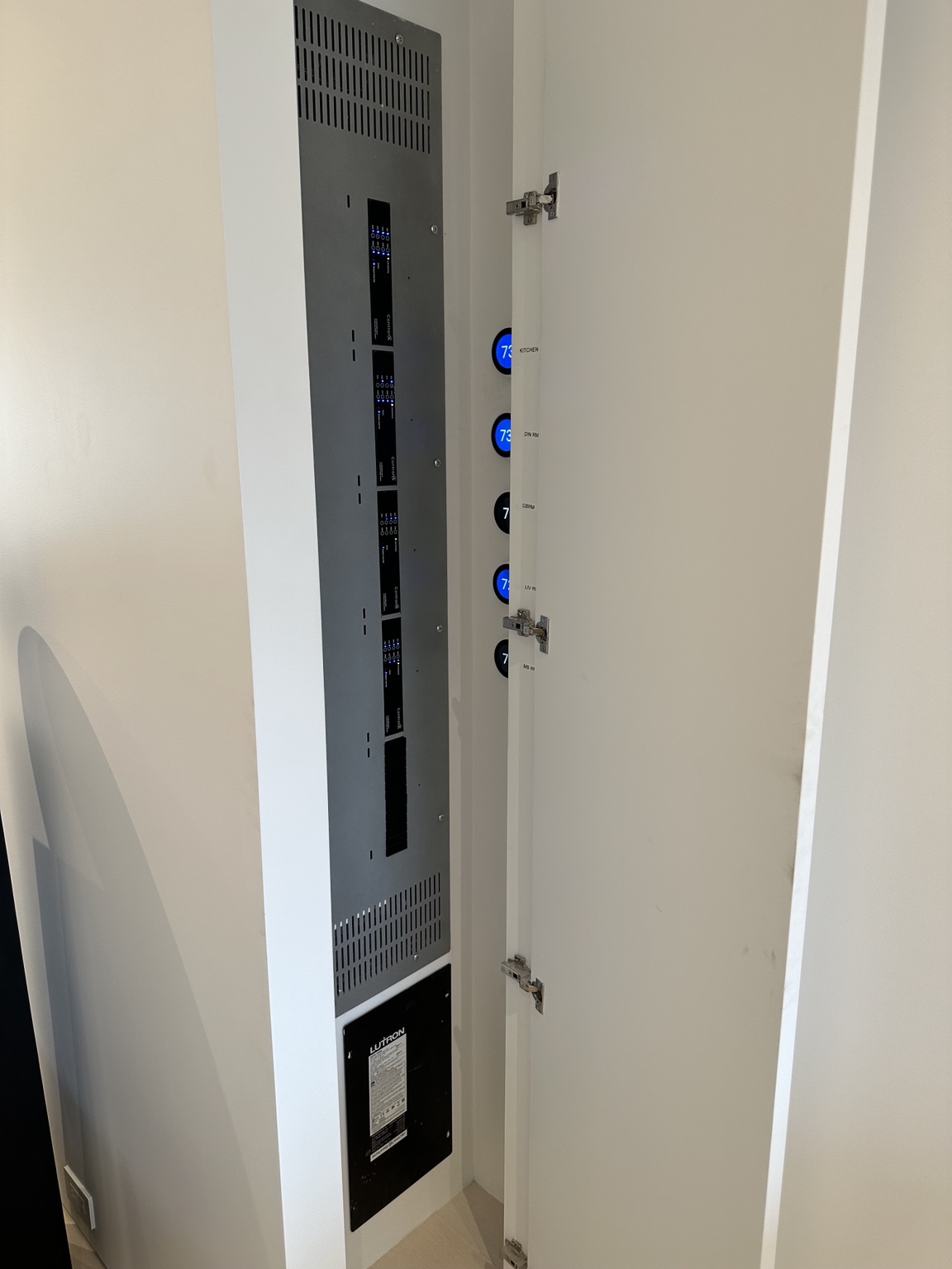 Lighting controls and thermostats