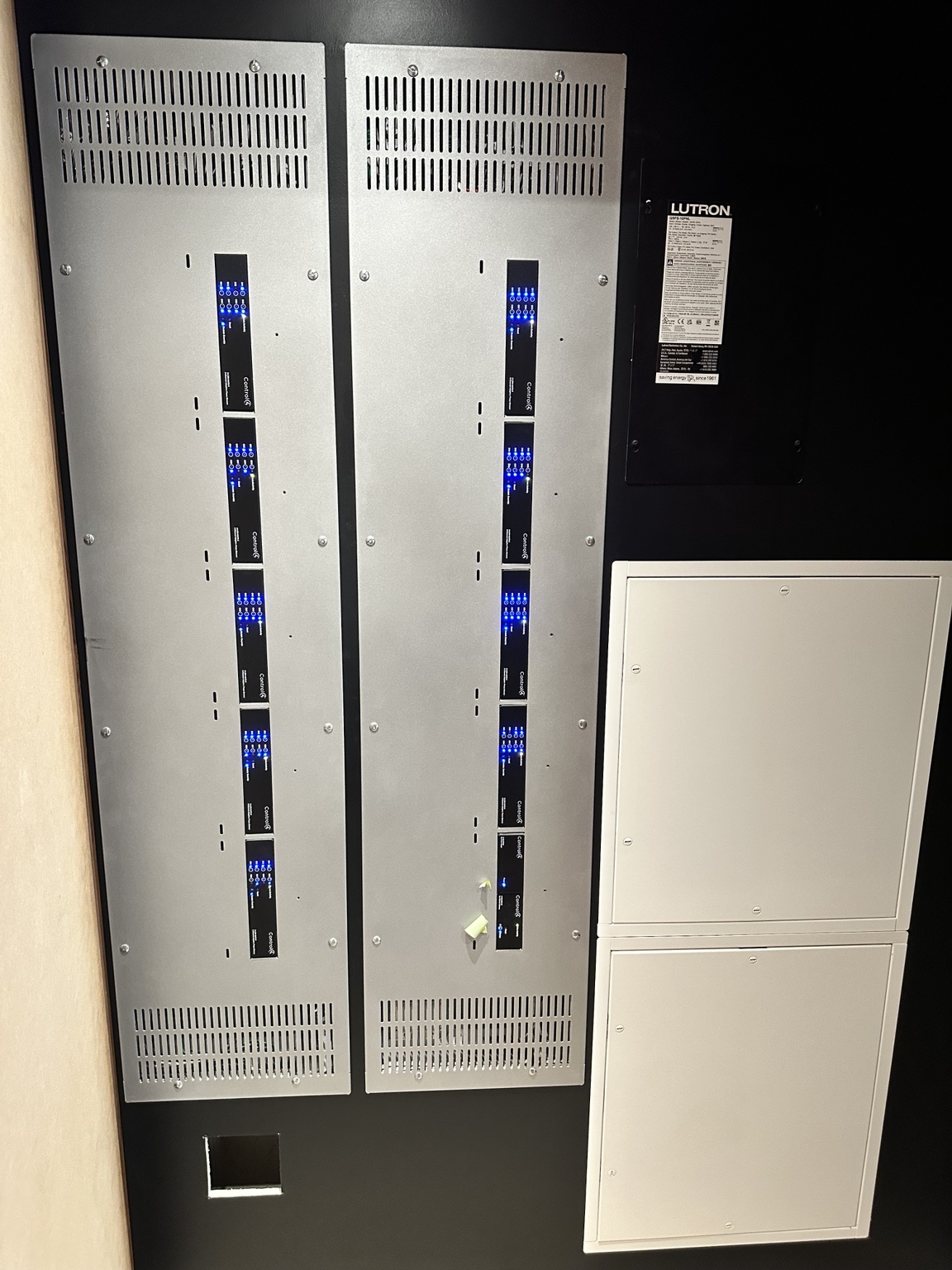 Centralized lighting panels